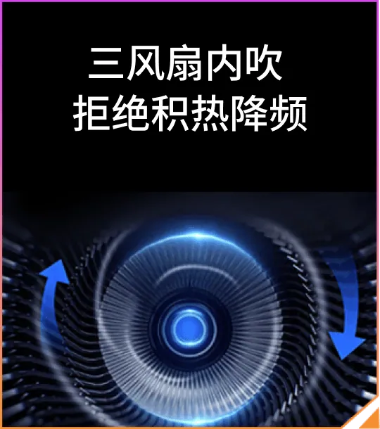 三风扇内吹 拒绝积热降频
